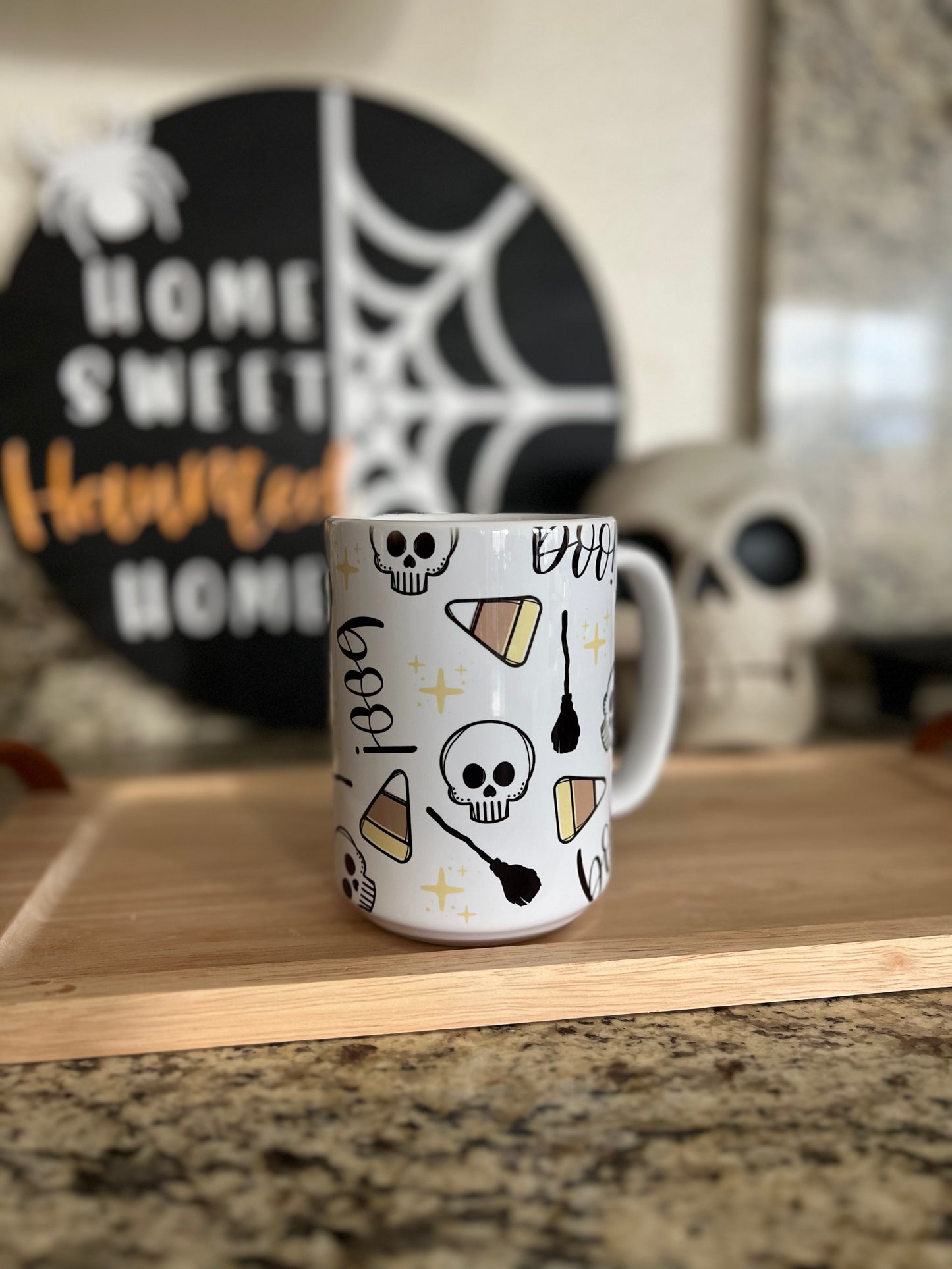 Halloween Skeleton theme Mug