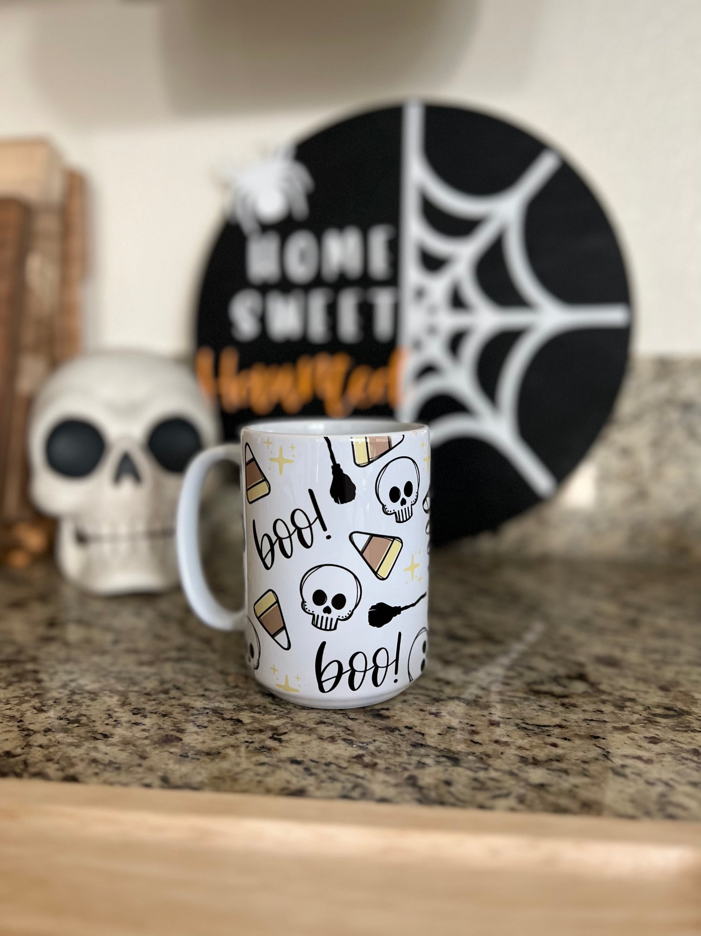 Halloween Skeleton theme Mug