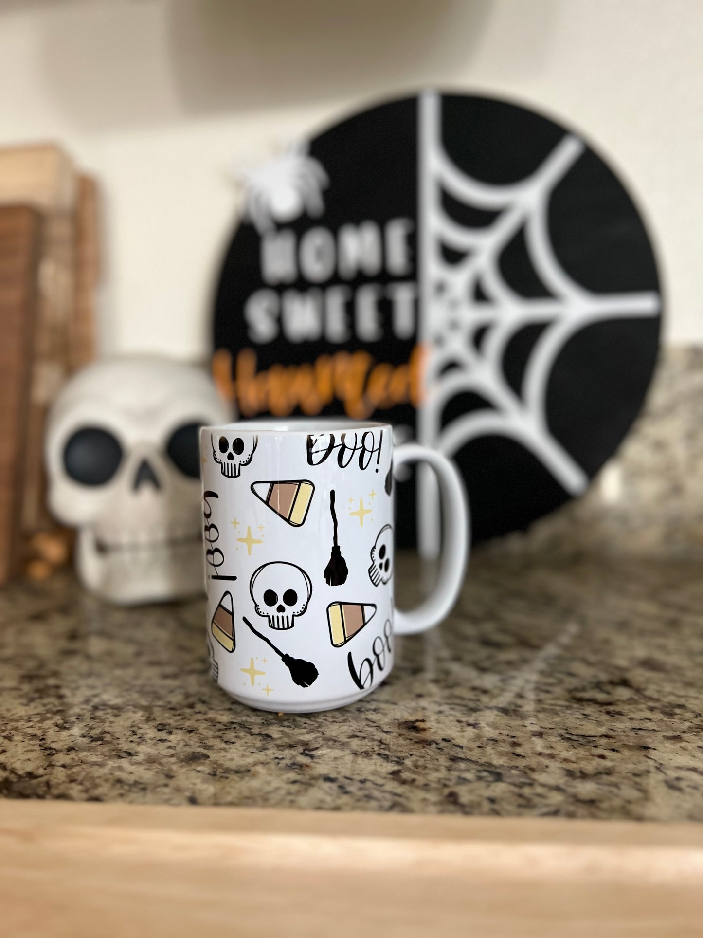 Halloween Skeleton theme Mug