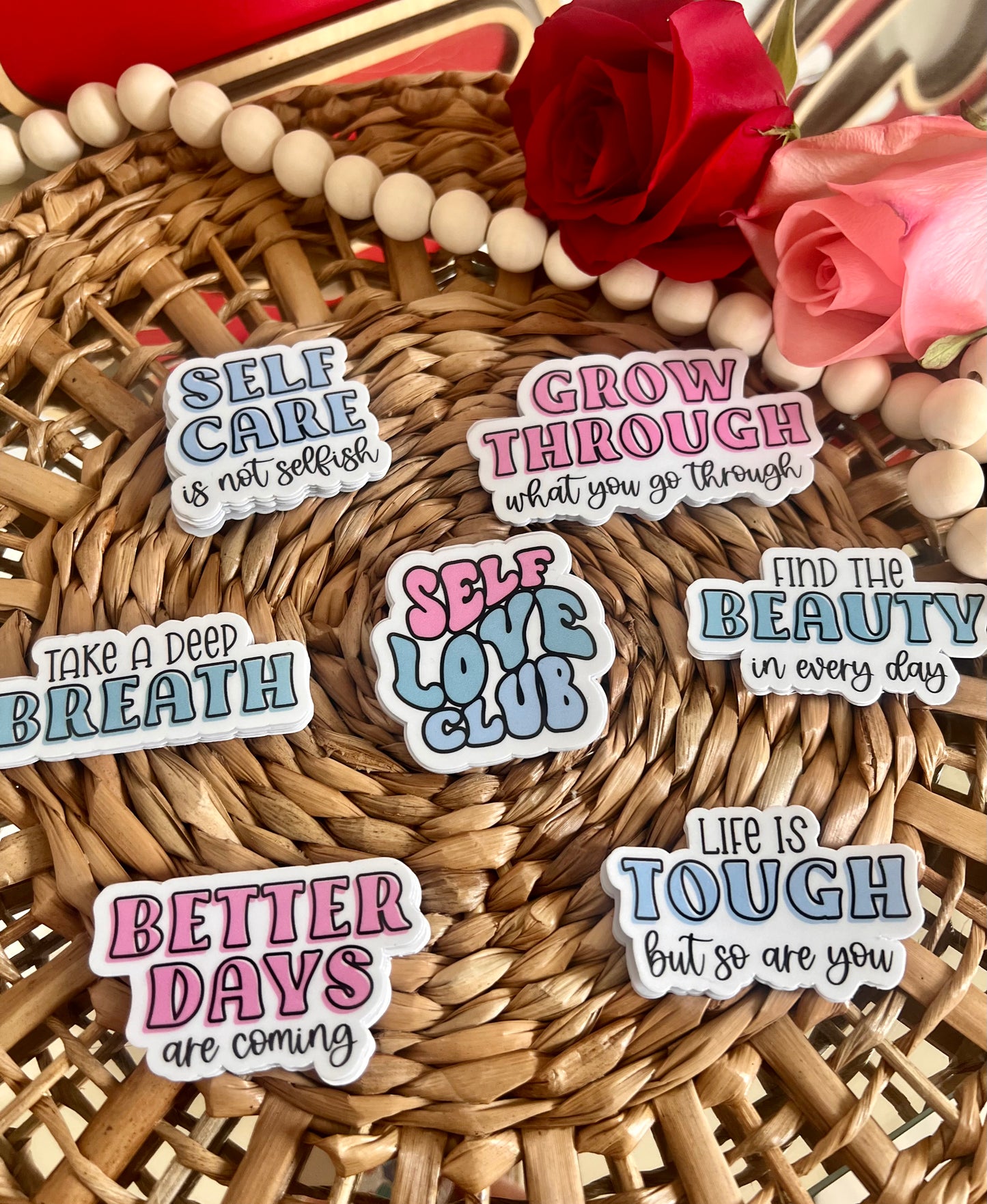 Self Love Club Waterproof Sticker Pack